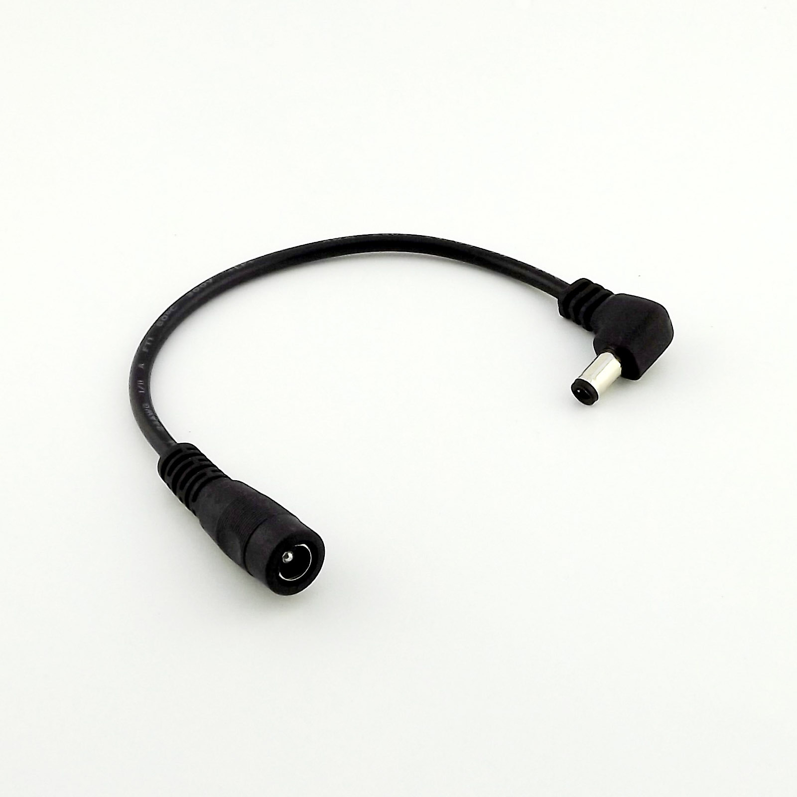 DC Power 5.5mm x 2.5mm Female To 5.5 x 2.1mm Male Right Angle Adapter~ConnectoE$