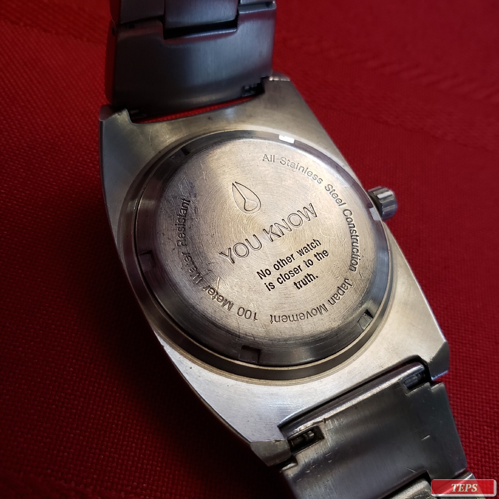 Nixon "The Don" (Silver & Blue) 100M Japanese Miyota Movement Day & Date