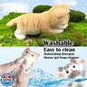 Big Hand Painted Cat Squishy Toys，Large Cute Ultra Soft Kitty Squeeze Fidget Toys for Stress Relief ,Kawaii Squishies Sticky Animal Toys for Adults Kids,Decompression Sensory Balls Toys for Autism