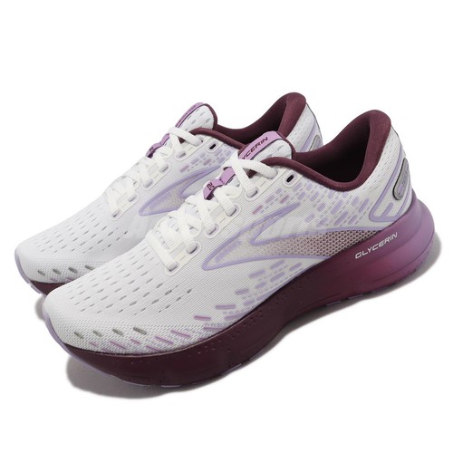 

Женские шоссейные кроссовки Brooks Glycerin 20 White Orchid Lavender 1203691B-168, Белый, Glycerin 20