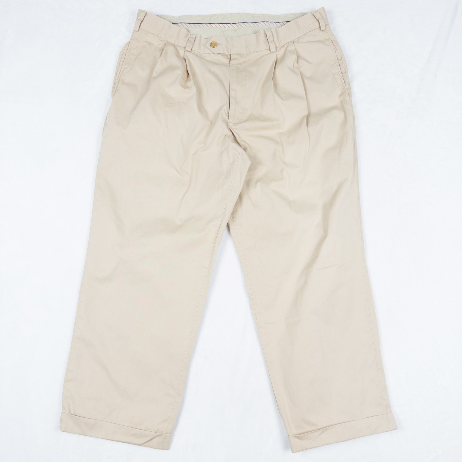 Bills Khakis Mens 36x27 Beige M2P Pleat Classic Vintage Bills Khakis Mens 36x27 Beige M2P Pleat Classic Vintage