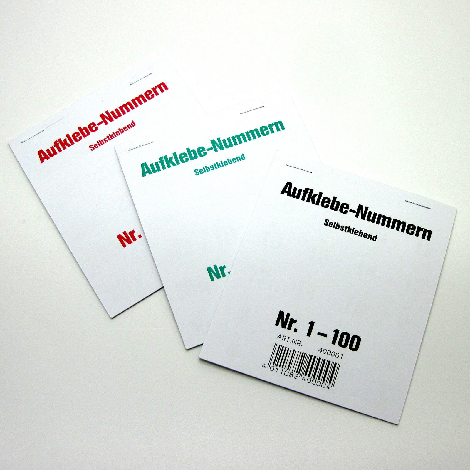 100 Klebenummern für Tombola Preise Aufkleber Nummern Gewinnaufkleber wählbar