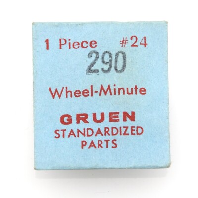 Gruen 290 Watch Movement Minute Wheel Part #24