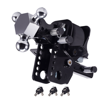 12000lbs Three Ball Trailer Hitch w/ Air Suspension Bag 6