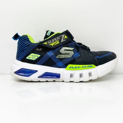 

Черные кроссовки Skechers Boys Flex Glow Parrox 90543LS, размер 13, Черный, Flex Glow Parrox