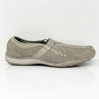 

Skechers Womens Breathe Easy 22517 Серые повседневные кроссовки, размер 9,5, Серый, Breathe Easy