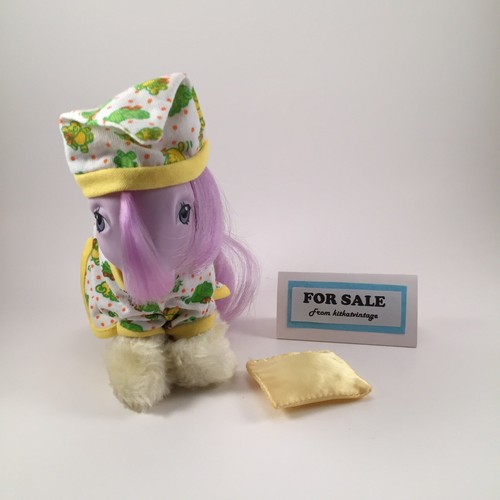 My Little Pony - MILK n' COOKIES Pony Wear Outfit - Vintage G1 Pajamas Nightgown
