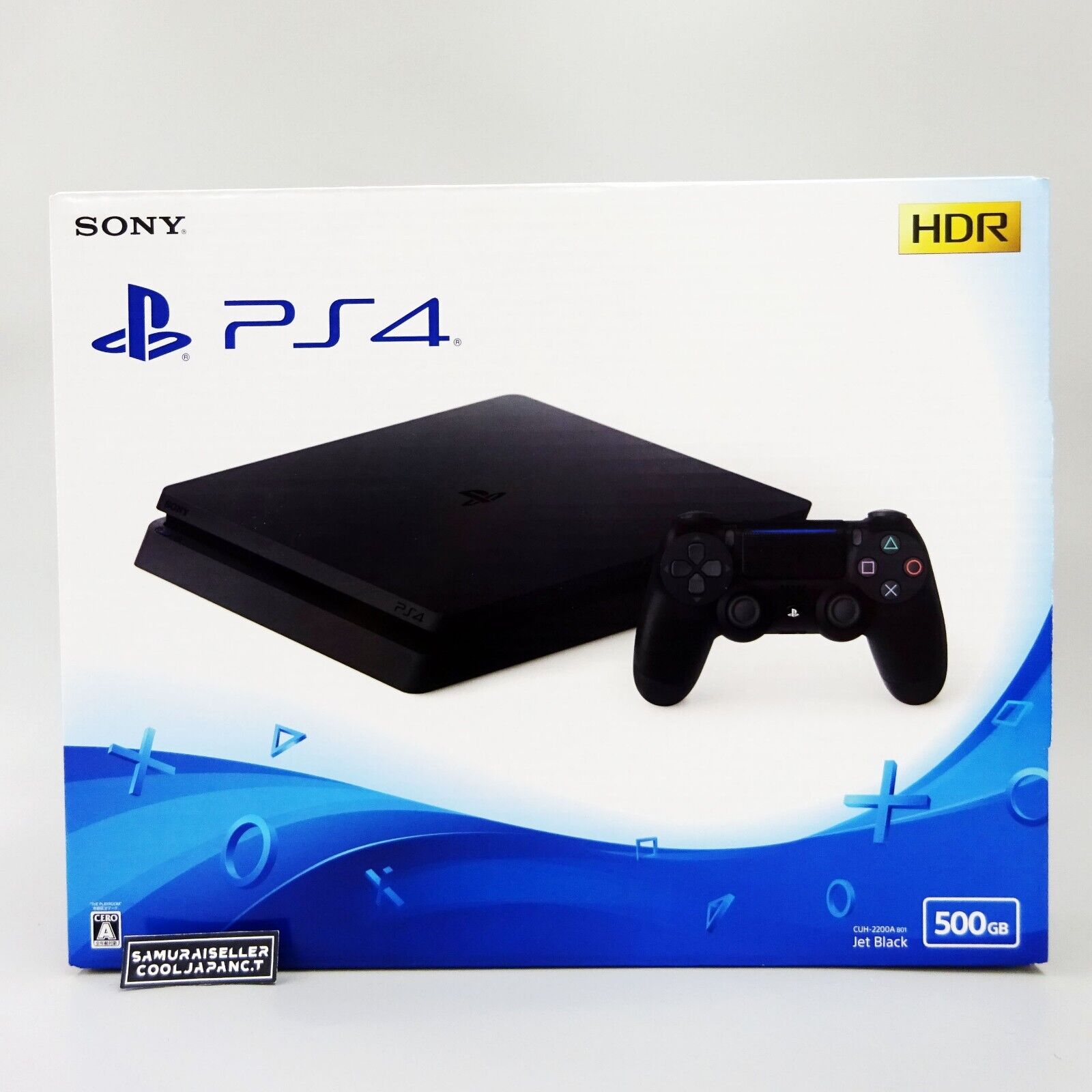 SONY PlayStation 4 Jet Black 500GB CUH-2200AB01 Slim Console Japan BRAND NEW SONY PlayStation 4 Jet Black 500GB CUH-2200AB01 Slim Console Japan BRAND NEW