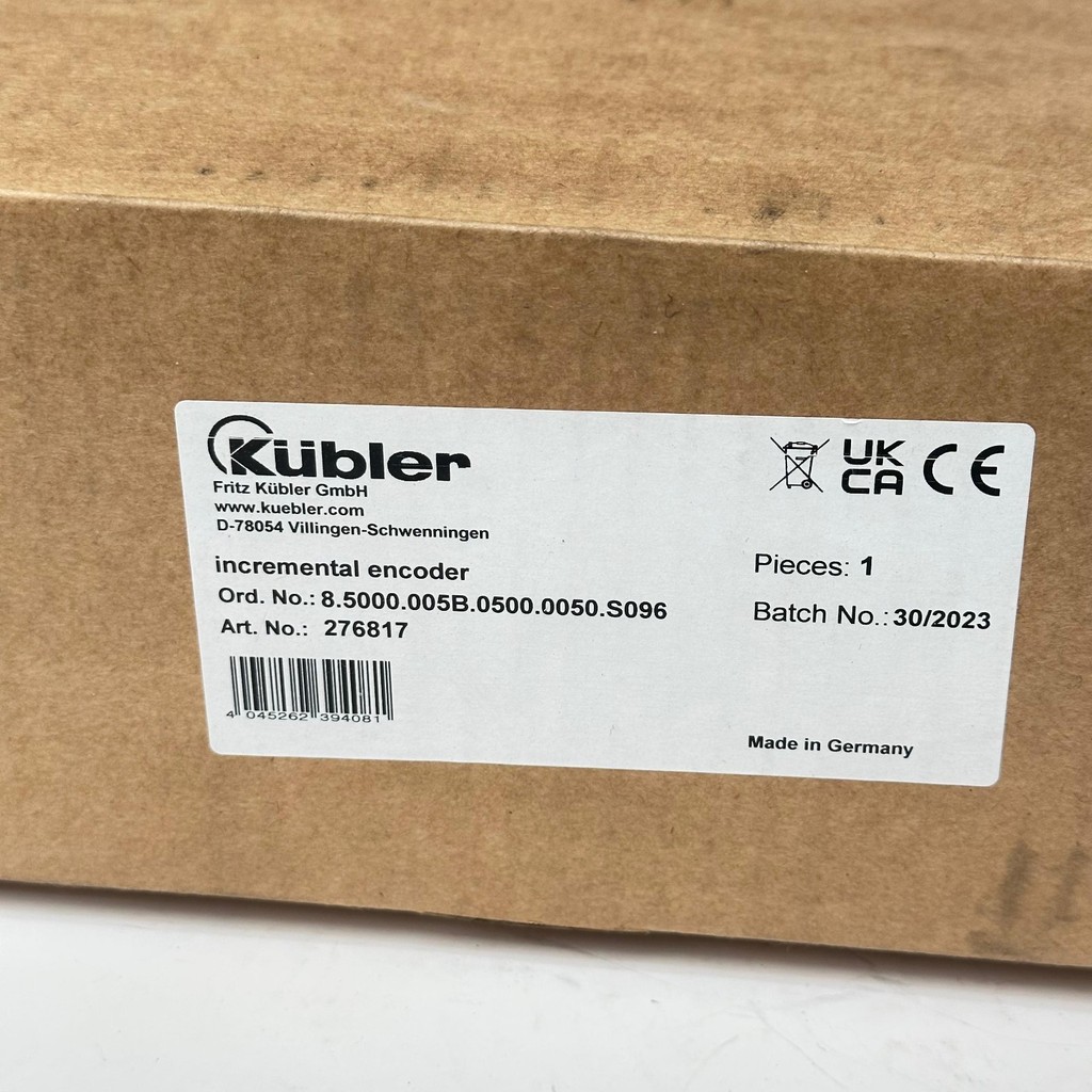 Kübler 276817 8.5000.005B.0500.0050.S096 Incremental Encoder  — 3