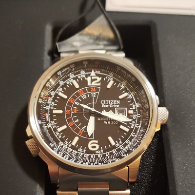 Citizen Promaster Air Nighthawk BJ7000-52E Black Men's Eco-Drive Pilot Watch