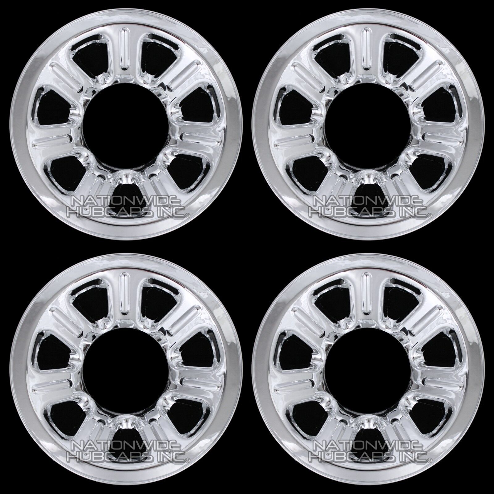 4 2000-2011 Ranger 15" Chrome Wheel Skins Hub Caps Full Covers 7 Spoke Steel Rim