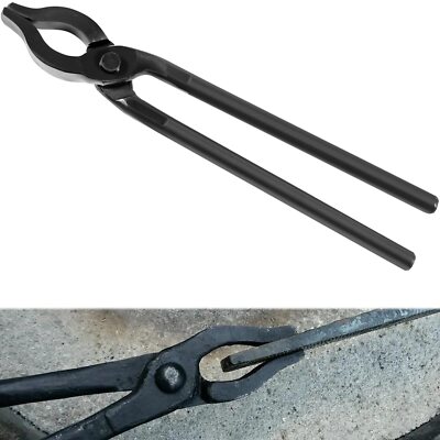 11'' Mandrel Jaw Blacksmith Tongs Forging Tongs for Knife Making 