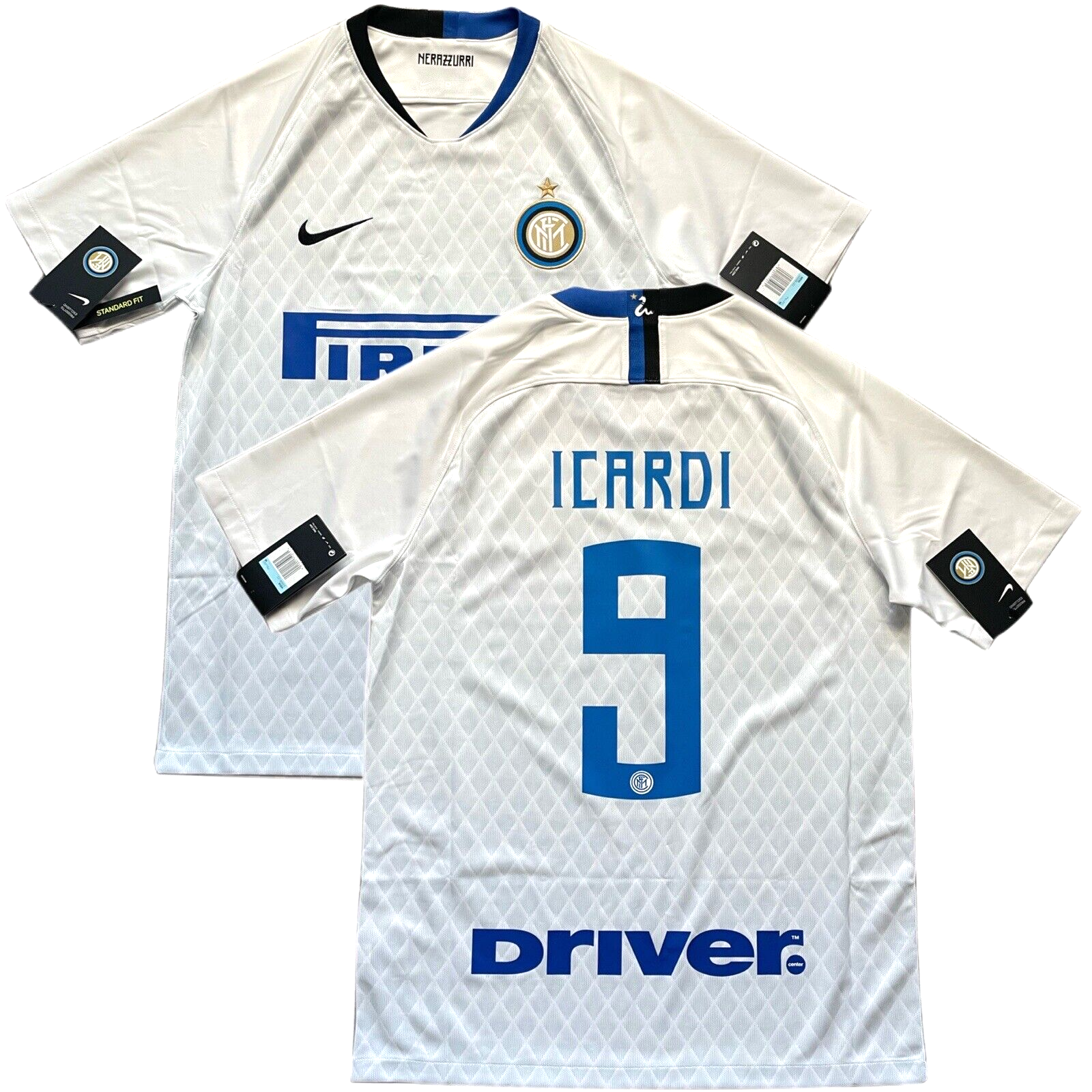 INTER 100周年 #9 CRUZ New 07/08 Inter milan away centenary football kit - Football