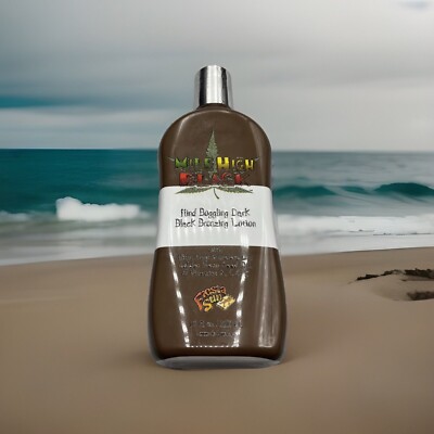 MILE HIGH BLACK DARK BRONZER BRONZING TANNING LOTION BY FIESTA SUN HARD TO FIND!