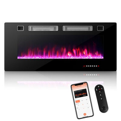 Wall-mounted & Recessed Fireplace Heater