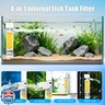 Fish Tank Filters, 4-in-1 Aquarium Filter for Multi-Layer Filtration, Adjustable Oxygenation and Wavemaker, Ultra-Quiet Water Circulation for 40-70 Gallon Aquariums, 225GPH