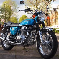 1970 Honda CB750 K0 Classic Vintage Rare UK Model With Round Shape Back Light.