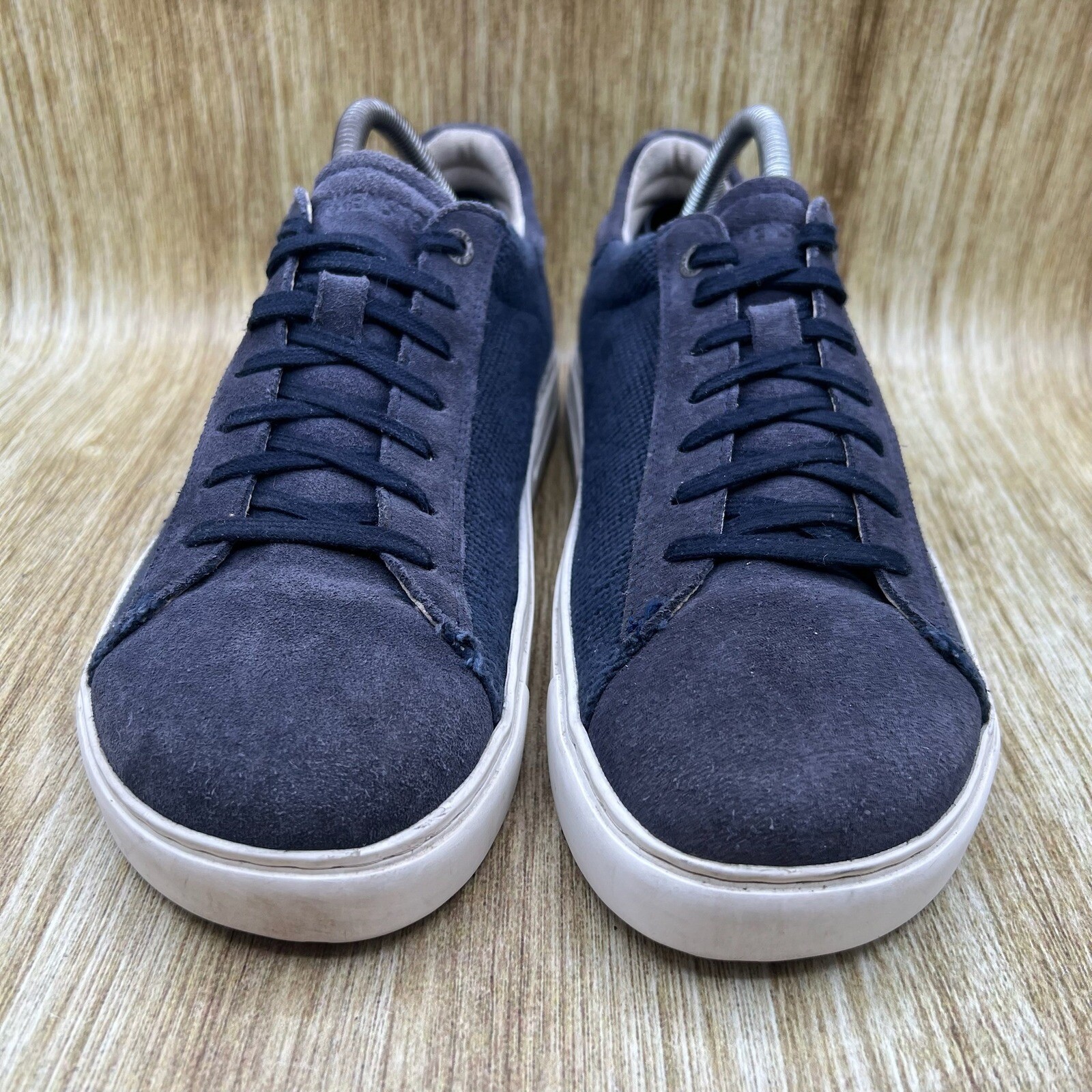 Birkenstock Bend Low Men's Size 9 EU 42 Blue Casual Sneakers Shoes Suede