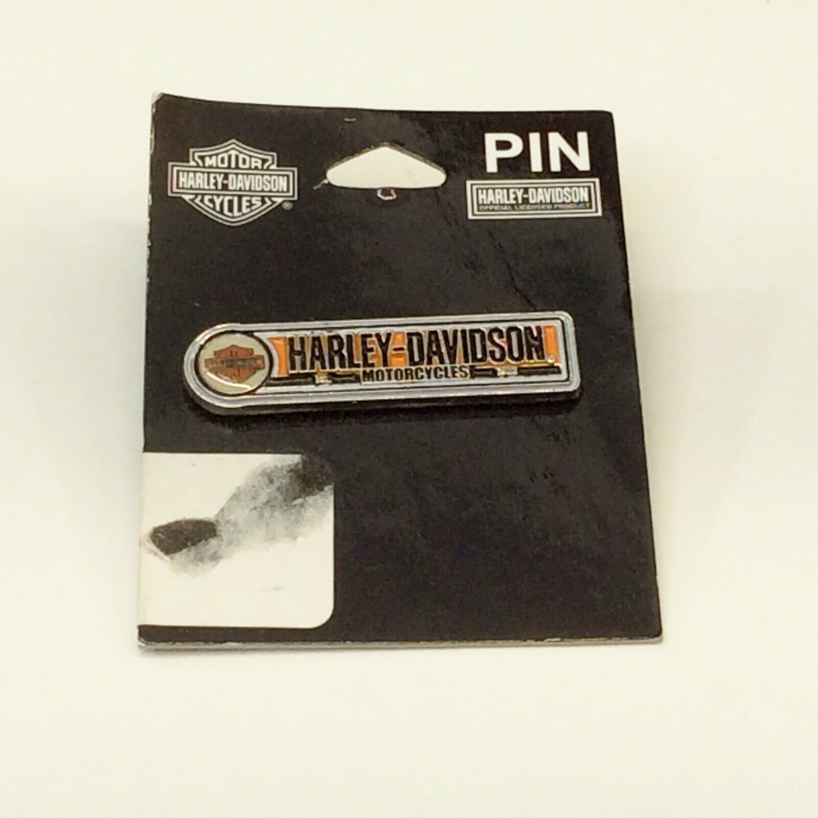 Harley Davidson Pin Bar & Shield New On Card 2009 Lapel Hat Bl...