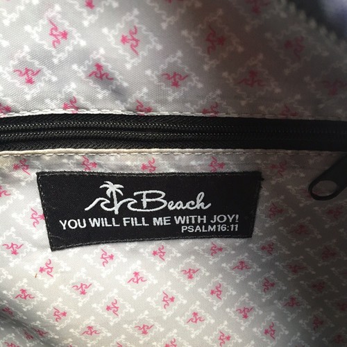 BEACH BY CLC BRIGHT FLORAL NEOPRENE HOBO SHOULDERBAG Pool Beach Lake Purse