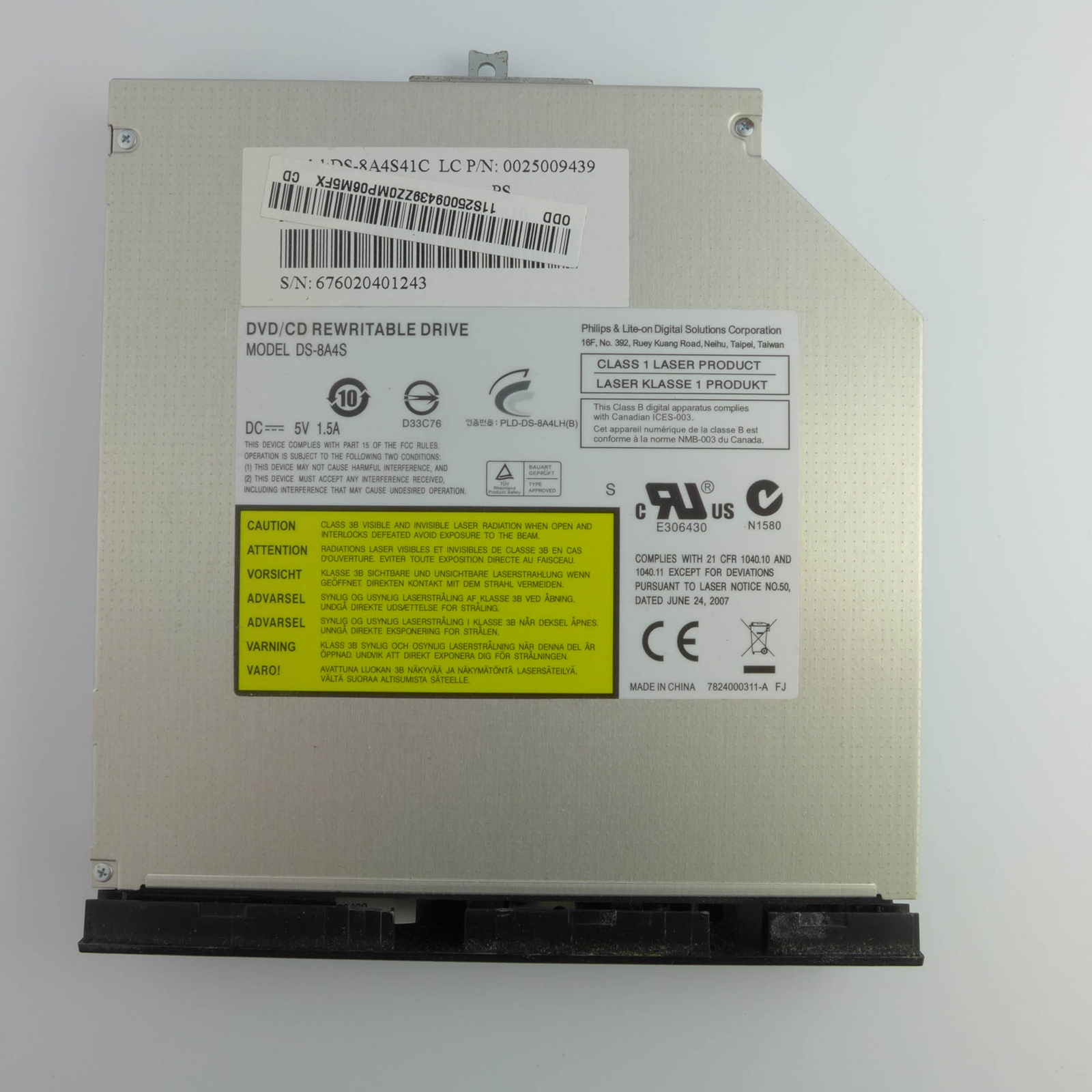 ORIGINAL Lenovo Ideapad Z560 DS-8A4S SATA DVD Laufwerk CD LiteOn ✅