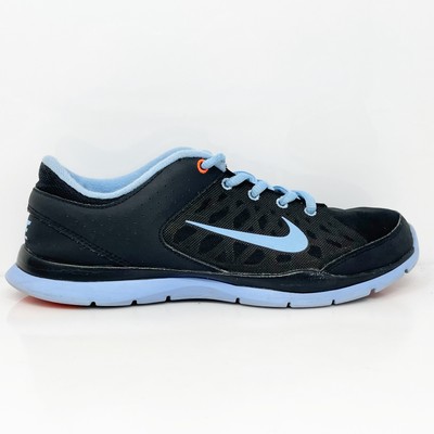 Nike Womens Flex Trainer 3 580374-002 Черные кроссовки для бега, размер 9