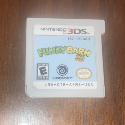 Funky Barn 3D (Nintendo 3DS, 2012) Cartridge Only Tested Cleaned Authentic Game