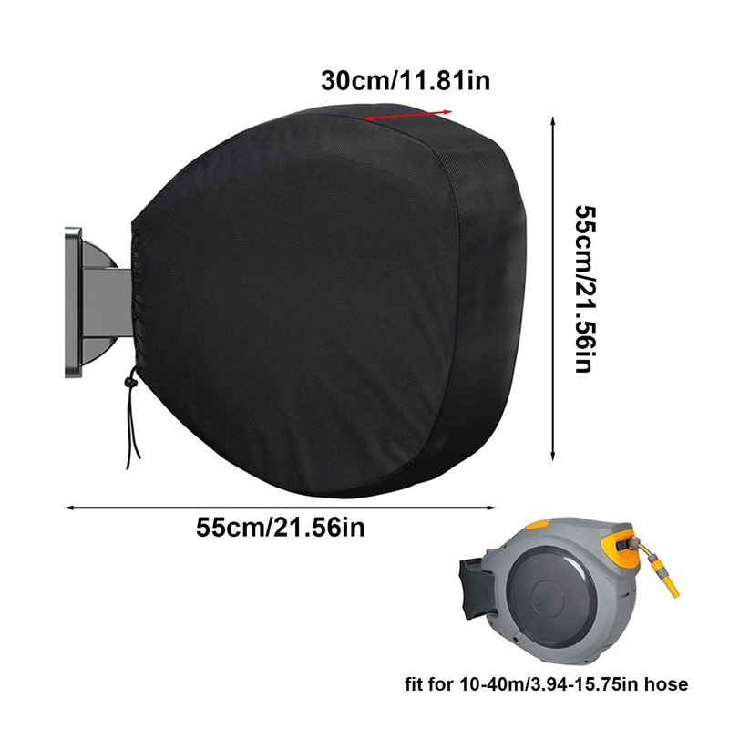 Retractable Hose Reel Cover Weather Resistant and Easy to Clean Long lasting