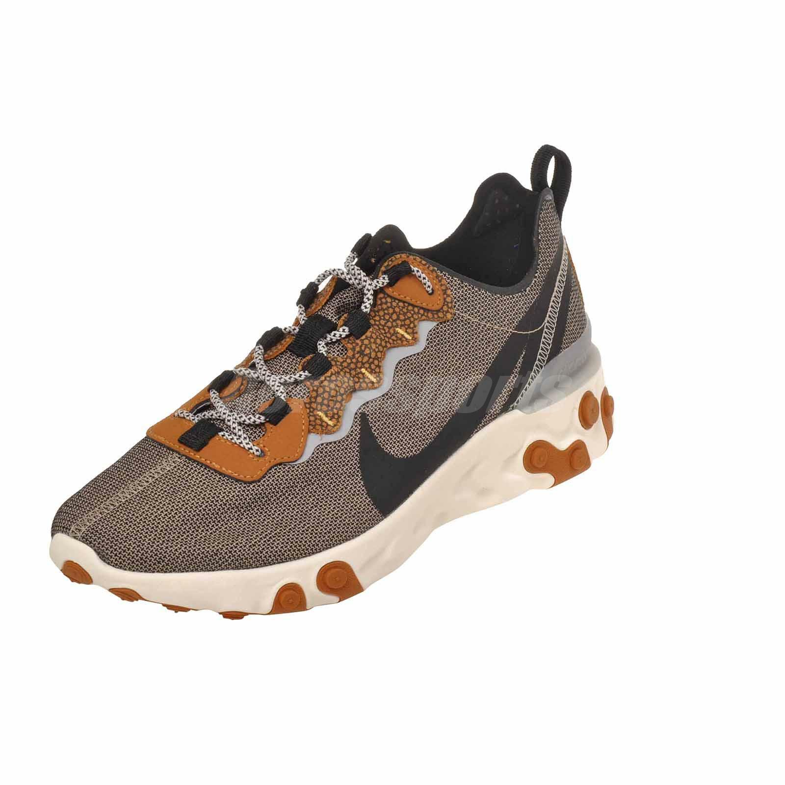 Nike React Element 55 SE Running Mens Shoes Sneakers Bio Beige CD2153-200:  купить с доставкой из США, цена 12 898 руб - (193796418600)