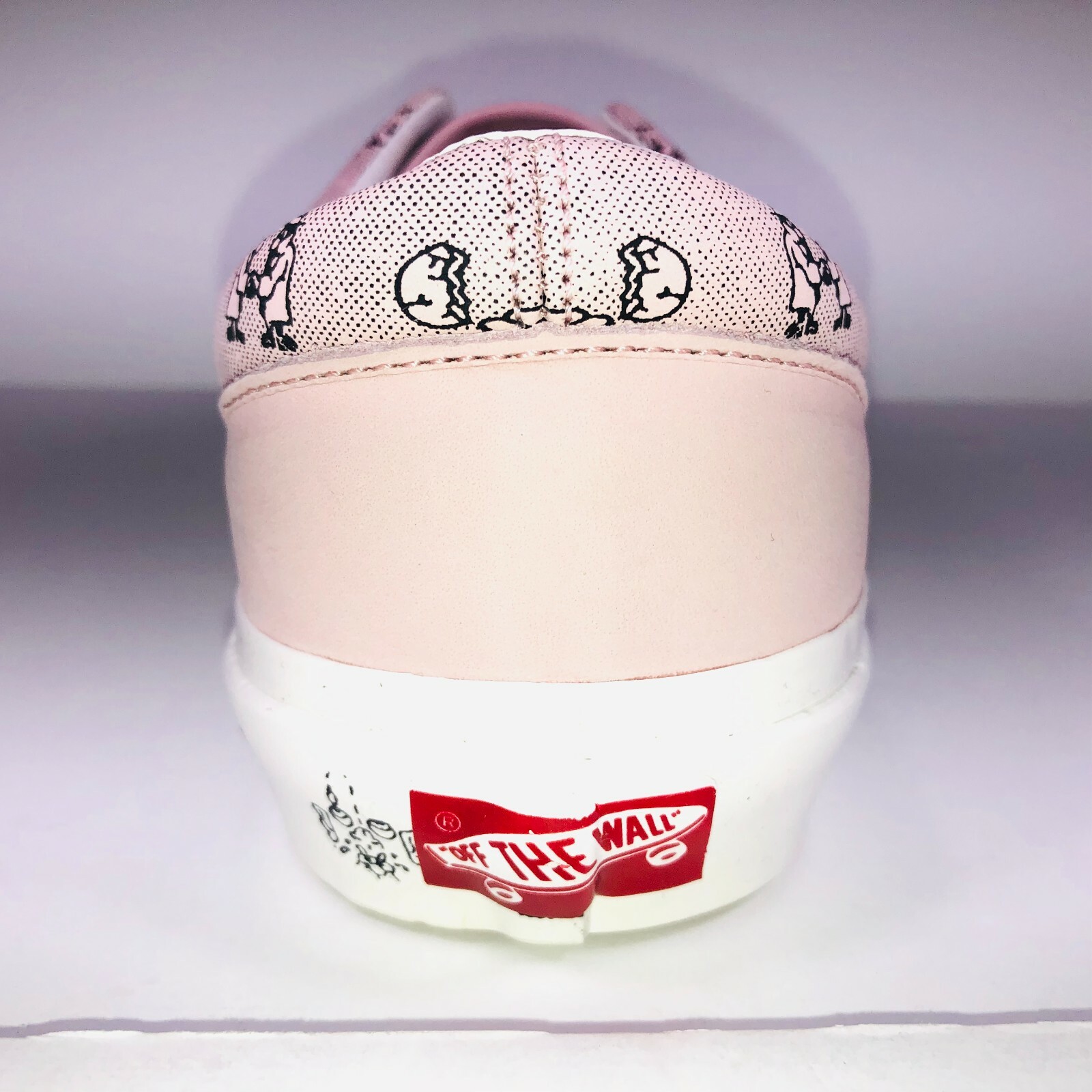 Pre-owned Vans Braindead Era Lx Silver Pink Marshmallow White Sneakers Vn0a38fan8d Size 9