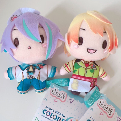 Project Sekai Sanrio Fuwapuchi Mascot Plush Rui & Tsukasa Set of 2 SEGA 2024 New