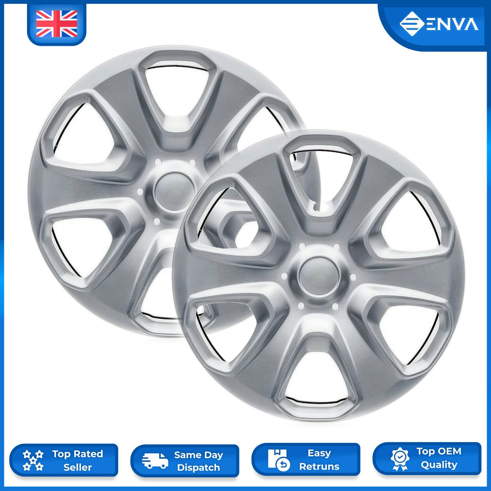 For Ford Fiesta 2X 15" INCH Wheel Trim Hub Cap Cover 2008 On 1746251 8V211130HB