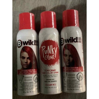 Wash Out Spray 3.5 Oz Couger Red