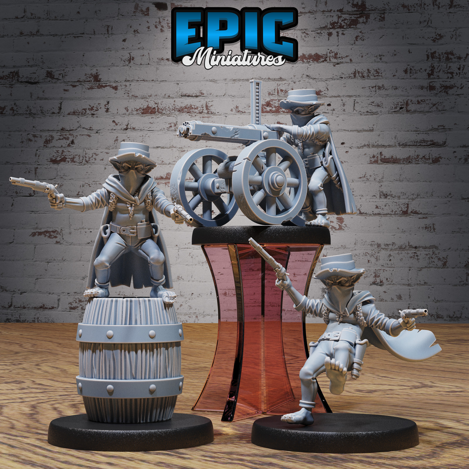 Goblin Bandit - Fantasy Wild West - 28mm D&D Miniature Wargaming Figure
