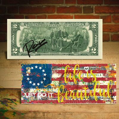 SUPER CHIEF America/'s Premier Passenger Train of Stars Railroad Genuine $2 Bill