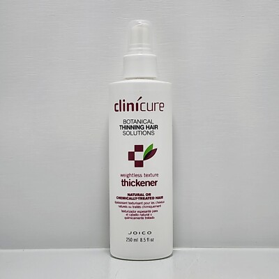 Joico Clinicure Weightless Texture THICKENER 8.5 oz | New | Free Shipping