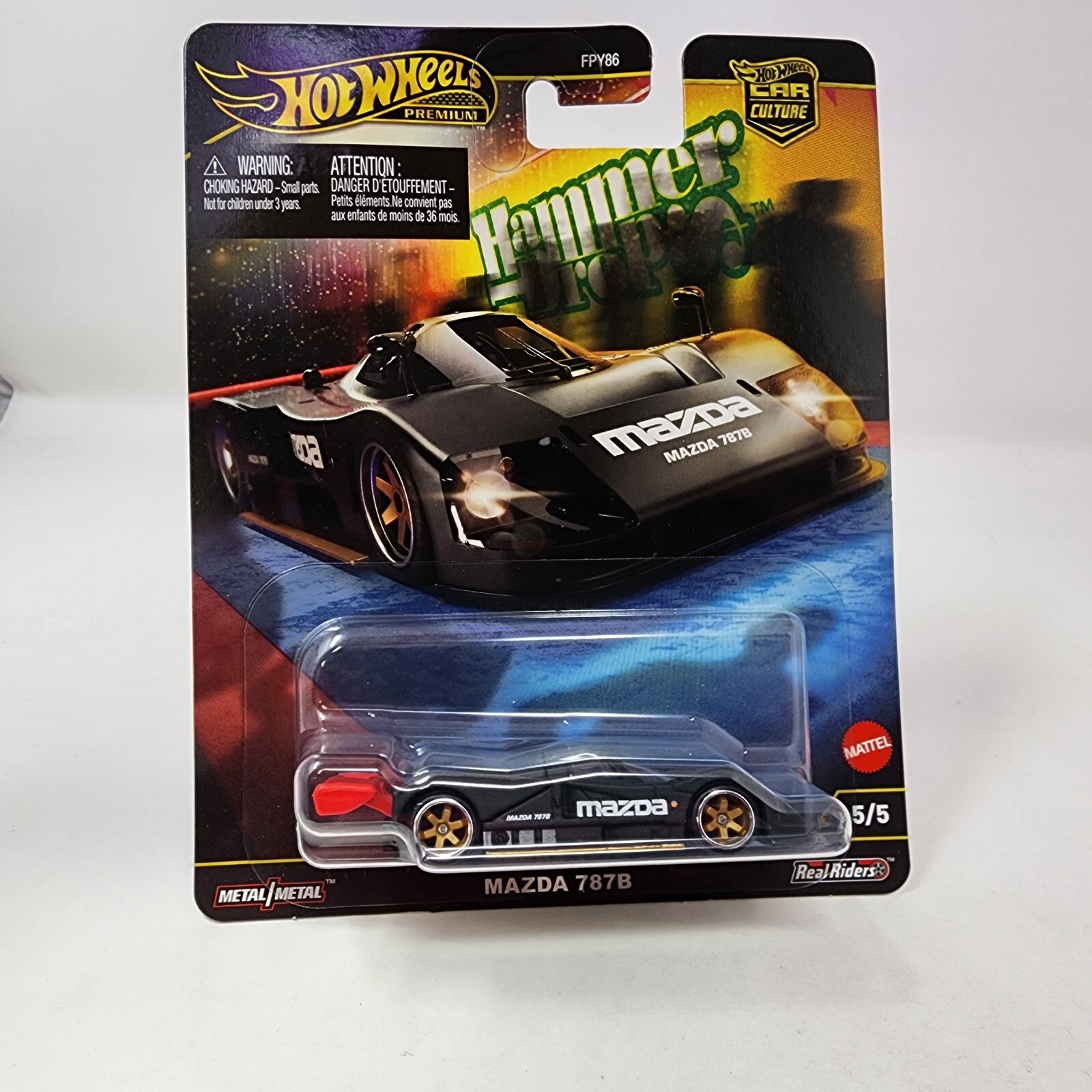 Mazda 787B * Black * 2024 Hot Wheels HAMMER DROPS Car