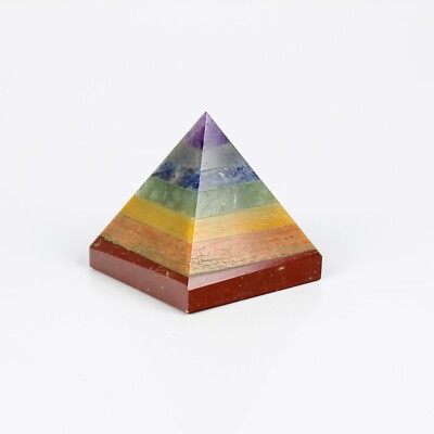 Crystal Pyramids (Rose Quartz, Black Agate, 7 Chakra or Amethyst)