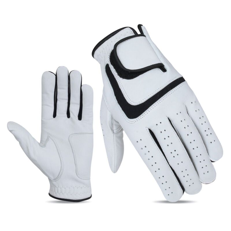 Jl Golf 100 % Cabretta Full Leather Gloves - Choose Quantity And Size