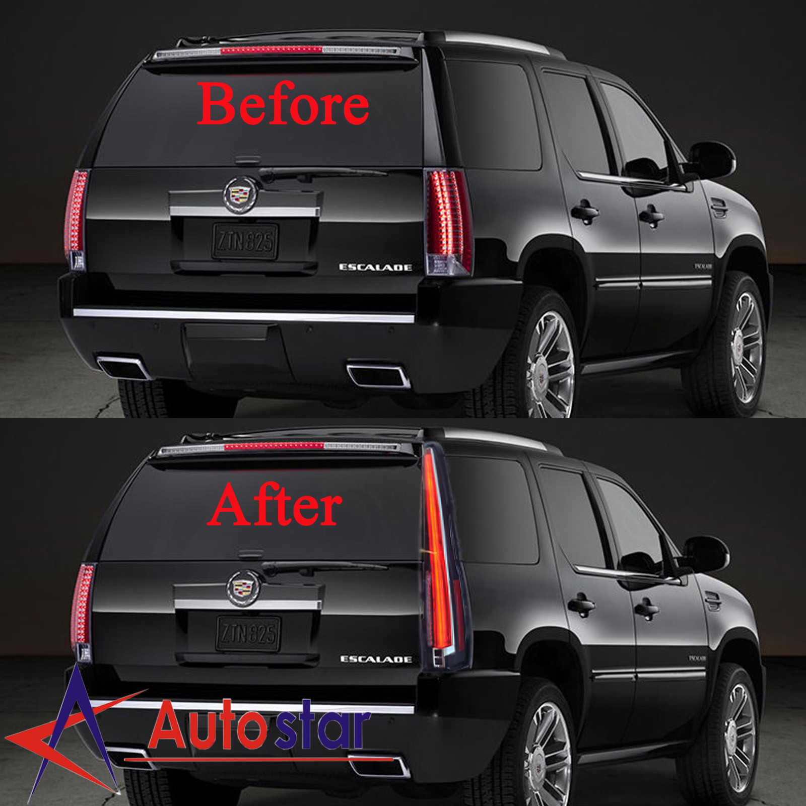 For 20072014 Cadillac Escalade LED Tail Lights Assembly Rear Lamp