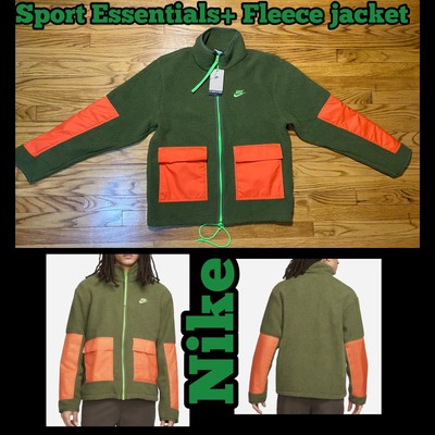 Nike Sportswear Sport Essentials+ Fleece Full-Zip Jacket Men s Sz Large New @940