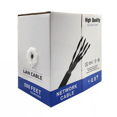 CAT6 500ft bulk Cable Pull Box LAN Ethernet Network Cable UTP CCA CE ROHS