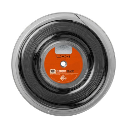 S LUXILON Tennis String ELEMENT BLACK REEL NXT Power 18 200m Black WRZ99 G