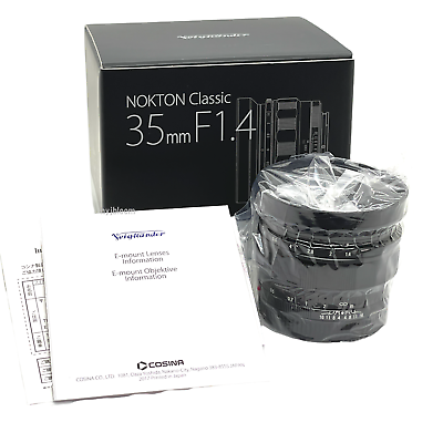 New VOIGTLANDER NOKTON Classic 35mm f1.4 II SC Single New VOIGTLANDER NOKTON Classic 35mm f1.4 II SC Single