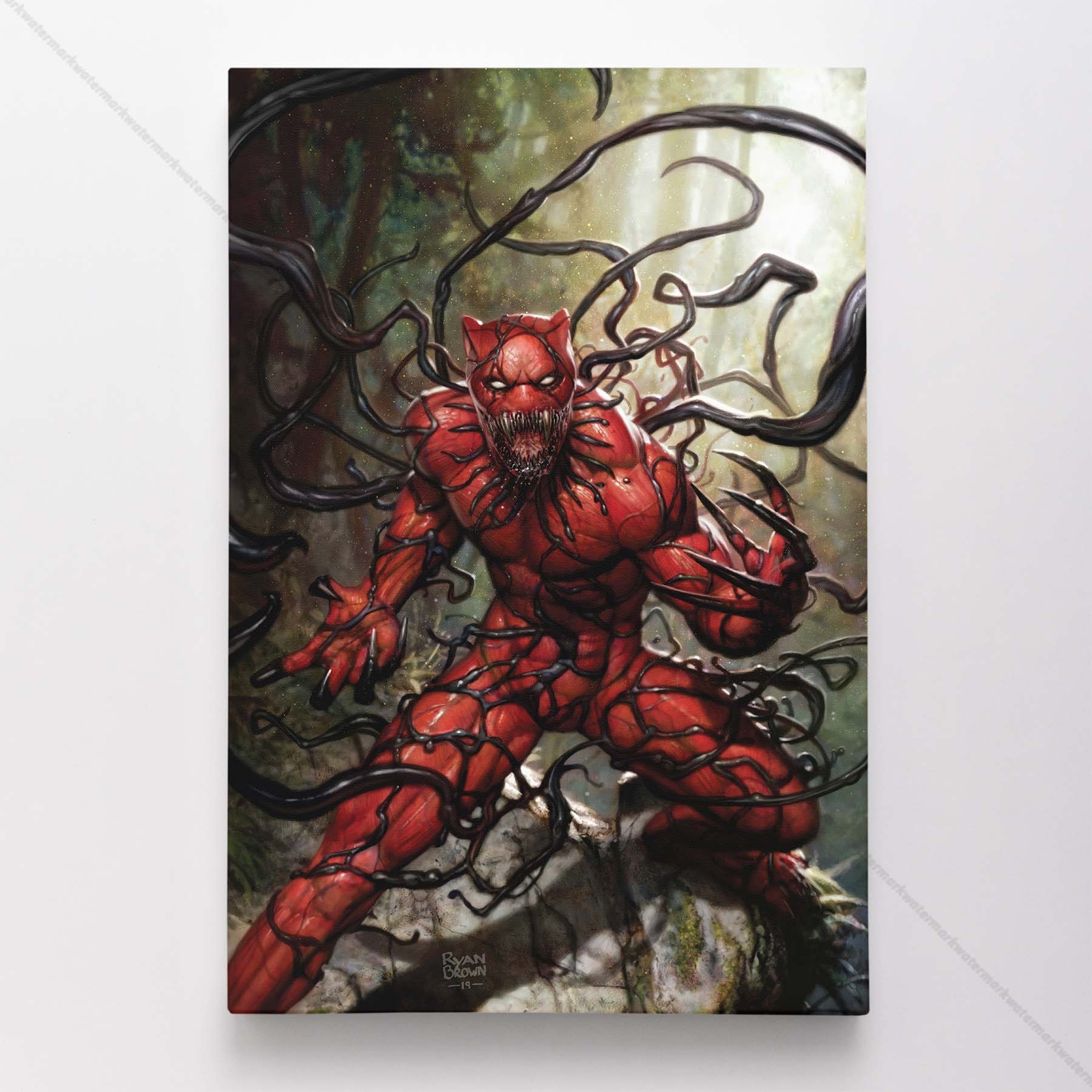 Carnage Poster Canvas Carnageized Black Panther Marvel Comic Book Art Print #18