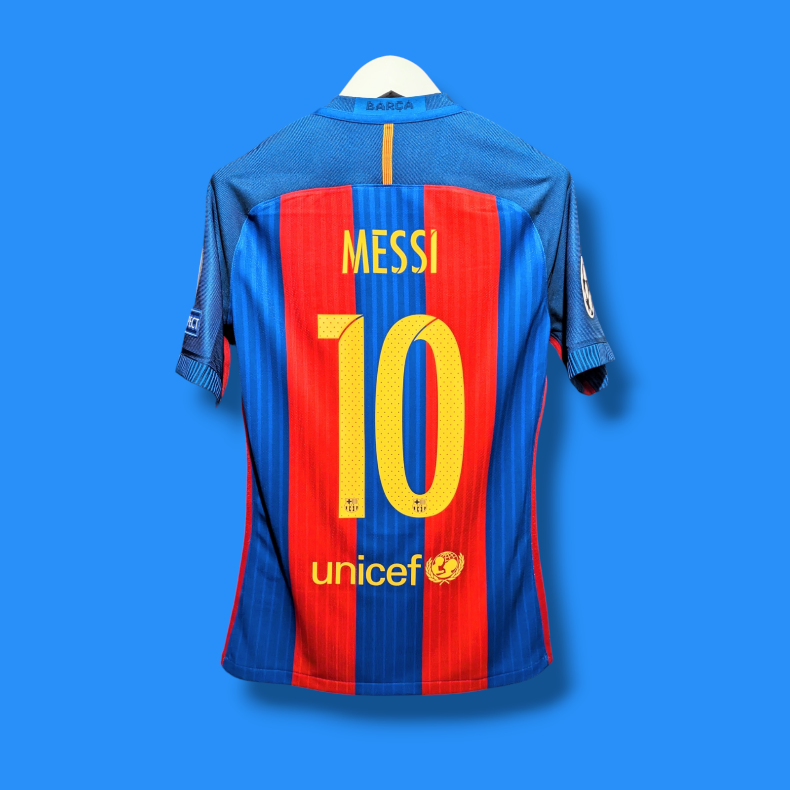 15-16 FC Barcelona MESSI 10番　NIKE Sホーム半袖 Nike FC Barcelona Home Jersey Youth (Kids) 15/16 #10 Messi