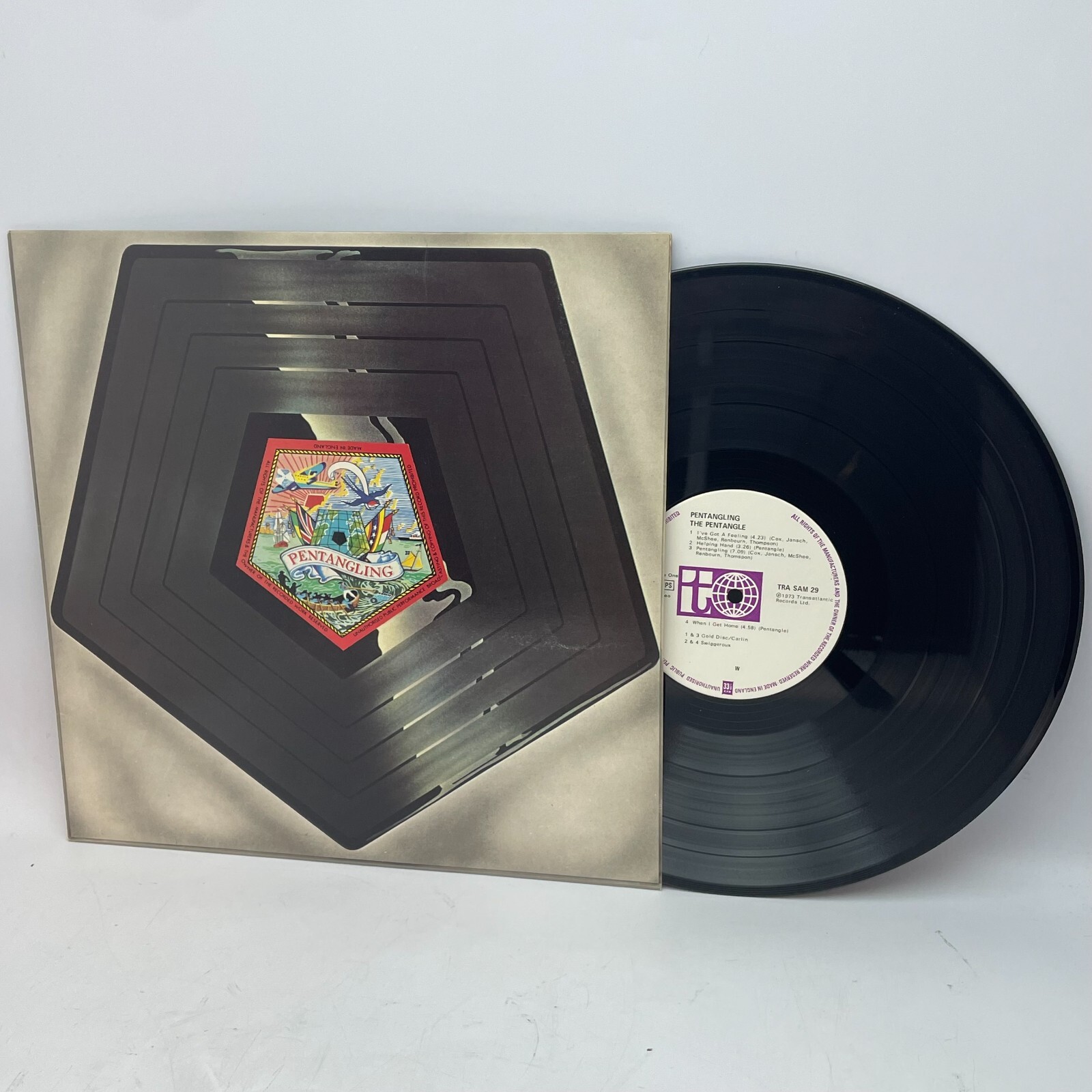 英LP Pentangle Pentangling TRS106 Transatlantic Record /00260 The Pentangle Pentangling Vinyl LP Compilation UK 1973 Press