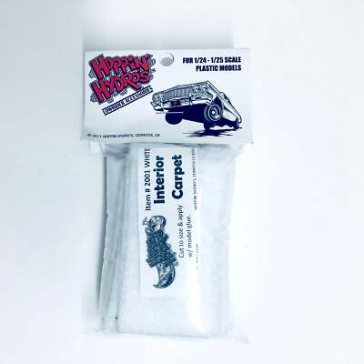 Hoppin Hydros 1/24 1/25 2001 Interior Carpet White