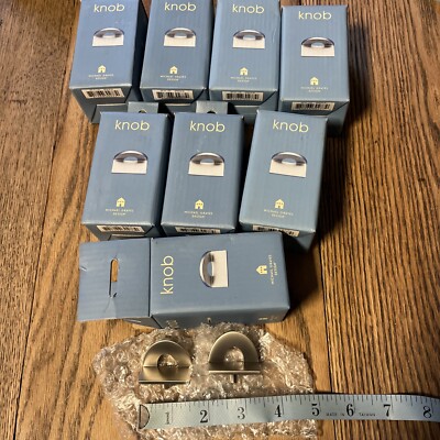 Lot Of 16 NOS Michael Graves Satin Nickel MCM-style Dresser Cabinet Knobs