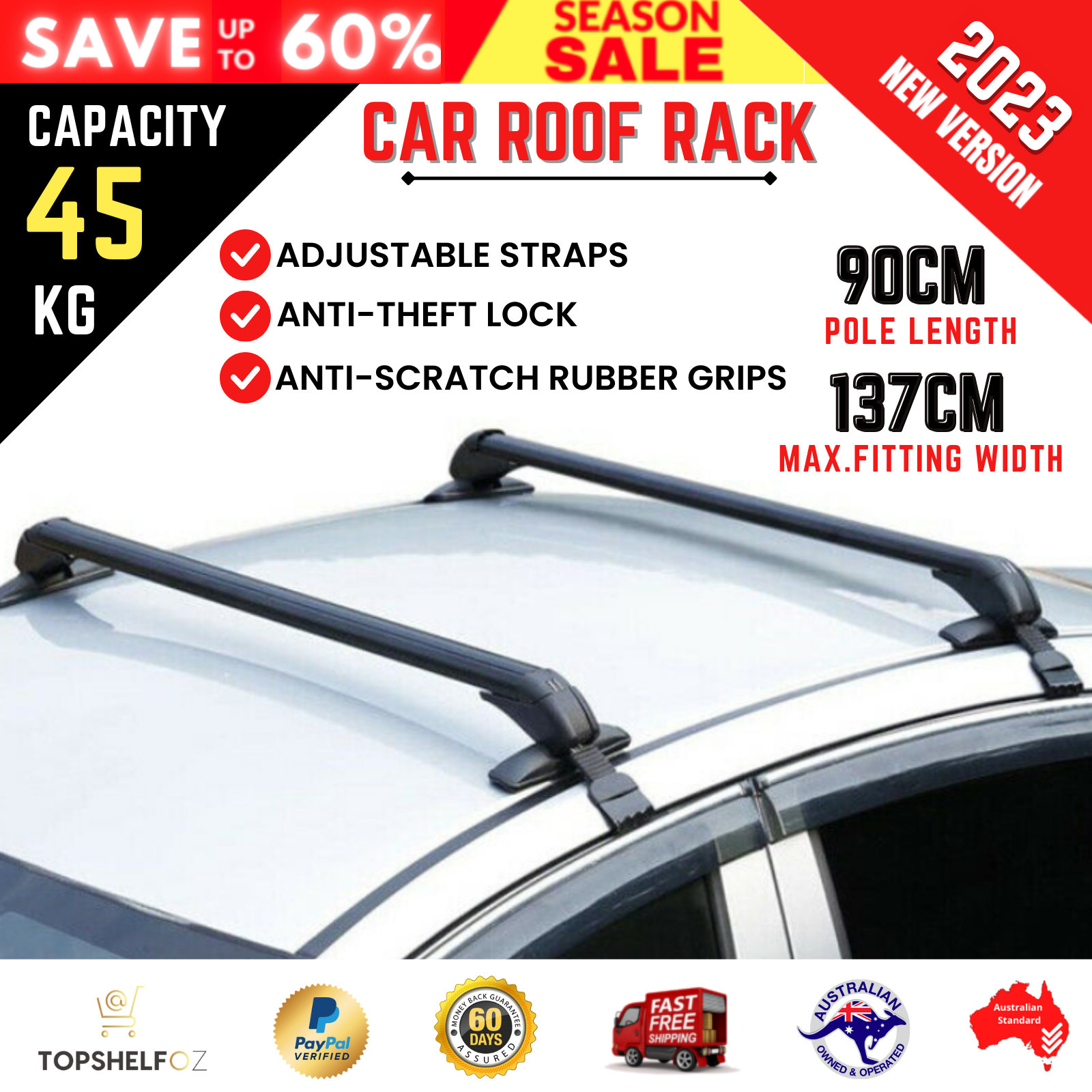 Holden barina roof racks hotsell